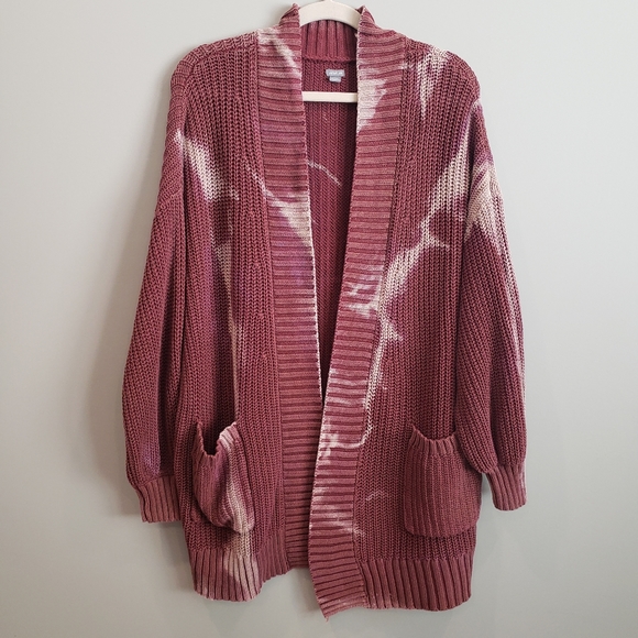 aerie Sweaters - Aerie M cardigan washed out tie dye